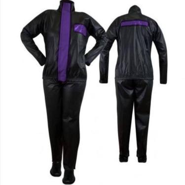 Imagem de Capa de Chuva para Motociclista em PVC 100% Impermeável - Fly, Preto c