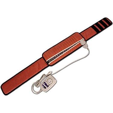Imagem de Cinto de ametista MediCrystal® FIR - Íon negativo - Terapia de calor infravermelho de longo alcance - pedras naturais de grau de joia - Fabricante registrado pela FDA, 100% Amethyst, 18”L x 8"W, Strap 55"