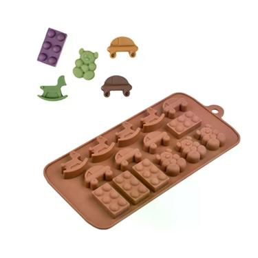 Imagem de Molde De Silicone Chocolate - Brinquedos de criança - FT153 - 1 unidad