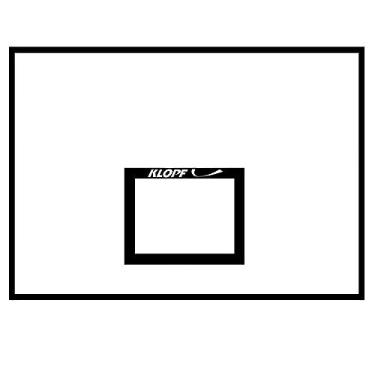 Imagem de Tabela De Basquete Oficial, Compensado Naval, Unidade, Com Aro e Rede