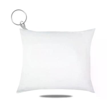 Imagem de Kit 100 almochaveiro 7x7 branco liso Sublimação - MORGADO