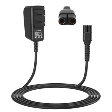 Imagem de Cabo adaptador de alimentação para barbeador elétrico de 4,3 V, cabo de alimentação para carregador de barbeador Philips A00390 4,3 V 70 mA para carregador Philips Norelco oneblade