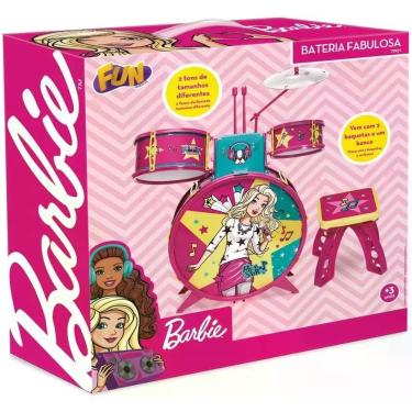 Imagem de Barbie - Bateria Infantil Fabulosa