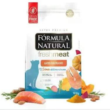 Imagem de Ração Fórmula Natural Gatos Castrados Adultos Salmão Fresh Meat 10kg A