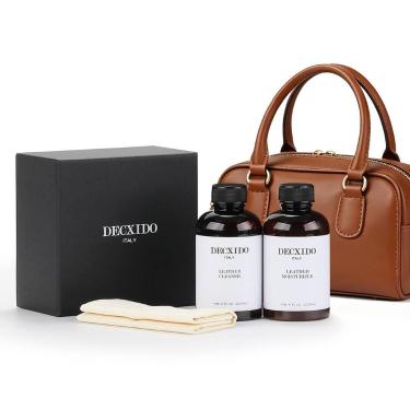 Imagem de Kit de Cuidados para Couro DECXIDO Limpador e Hidratante 236ml