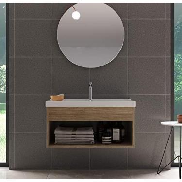 Imagem de RIVERZZA Gabinete com Cuba para Banheiro 100% MDF Berlin Zoff