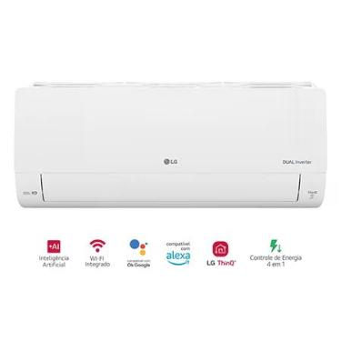 Imagem de Ar-Condicionado LG Dual Inverter AI Voice 18.000 BTU Quente/Frio 220V - S3-W18KL31C