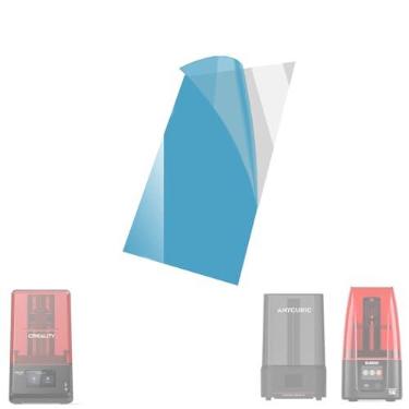 Imagem de Creality ACF-Basic Release Film 7'' 3Pcs (160 x 235 x0,3 mm) para Halot-One Pro, Elegoo Mars 4/Ultra/5 Ultra, Anycubic Mono 4/4 Ultra, Sonic Mini 8K S, Acessórios para Impressoras 3D, Impressão de