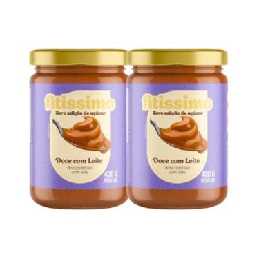 Imagem de Kit 2 Doce de Leite Fit 400g Zero Açúcar Zero Lactose Sem Glúten Diet Fitissimo