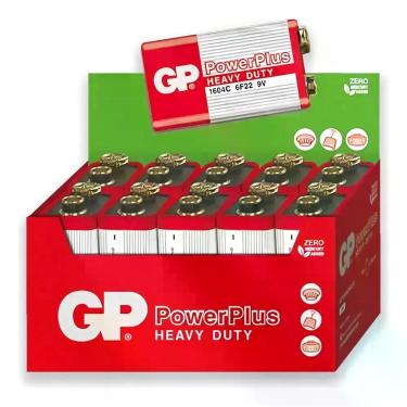 Imagem de Pilhas 9V GP Batteries 10 Unidades - Zinco Carvão