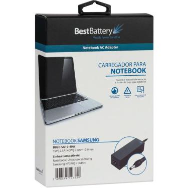 Imagem de Fonte Carregador para Notebook Samsung N150 Plus - BestBattery, 40 Wat