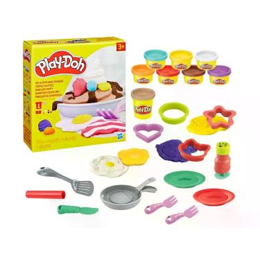 Imagem de Kit Massinha Play-Doh Festa da Panqueca - Hasbro com Acessórios, Color