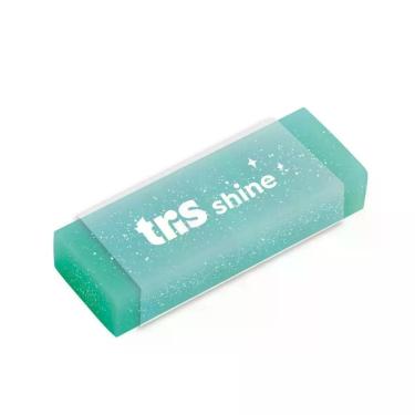 Imagem de Borracha Tris Shine Cores com Textura Super Macia em ECO PVC Não Tóxica 1 Unidade Verde