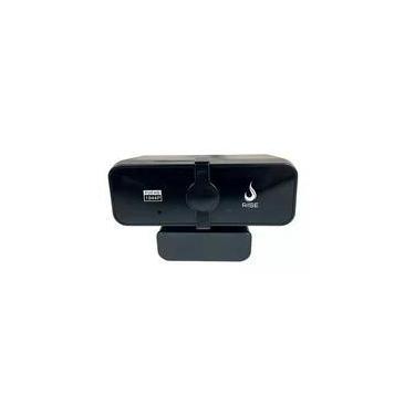 Imagem de Webcam Rise Mode Vision Double Mic, 1080P, 30 FPS, 2x Microfone Digital, USB, Preto - RM-WECM-1080D-B