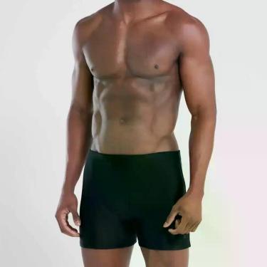 Imagem de Sunga Boxer Alongada Praia Tamanho Especial Mash 300.121X, Preto, XXGG