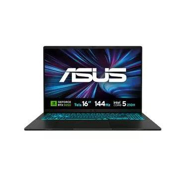 Imagem de Notebook ASUS V16, NVIDIA RTX5050, Core 5, 16GB, 512GB SSD, Tela 16" LCD LED FHD, Matte Black - V3607VH-RP106W