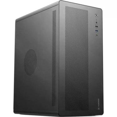Imagem de Gabinete Office Fortrek GO22 Mini Tower Micro ATX e Mini ITX Aço com USB-C e Gerenciamento de Cabos Preto