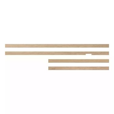 Imagem de Moldura para Smart TV 32" The Frame - Samsung, Bege amadeirado