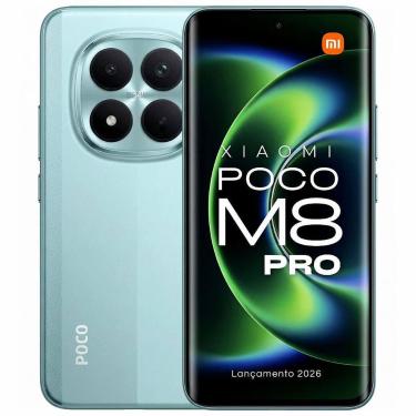 Imagem de Smartphone POCO M8 Pro 256GB 5G 50MP OIS Snapdragon Tela AMOLED 120Hz
