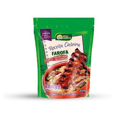 Imagem de Farofa Pronta Bom Gosto. Receita Caseira 5 PACOTES. (COSTELINHA DEFUMADA)