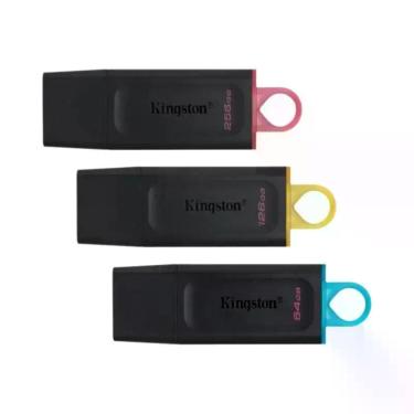 Imagem de Pen Drive Kingston USB 3.2 Gen 1 De Alta Velocidade 64GB 128GB 256GB M
