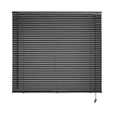 Imagem de Atlas - Persiana Horizontal de Plástico PVC de 160X130CM com Lâmina de 25mm, Cor Prata.