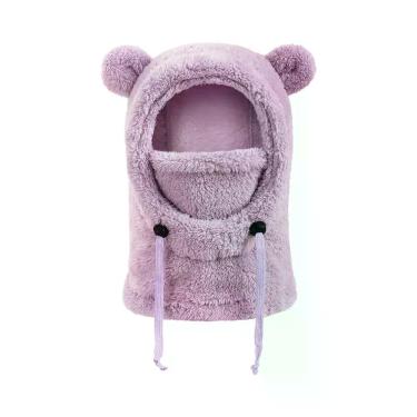 Imagem de Cachecol De Veludo Protetor De Orelhas Para Meninos, Gorro De Uma Peça