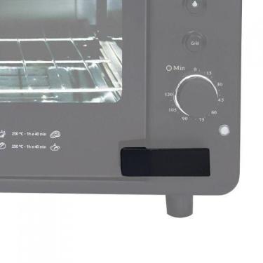 Imagem de Puxador Inferior Frontal Para Forno De Bancada Preto - FOGATTI