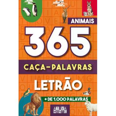 Imagem de Livro - 365 caça-palavras letrão - Animais