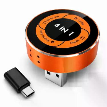 Imagem de Adaptador Universal 4 Em 1 Sem Fio Para Apple CarPlay, Android Auto, A