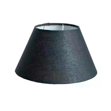 Imagem de Cúpula para abajur luminaria 27x17x43cm Tecido Algodão Soquete Naciona