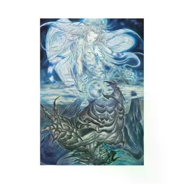 Imagem de Pôster De Arte De Parede Luxuoso E Impermeável Do Jogo Final Fantasy, 