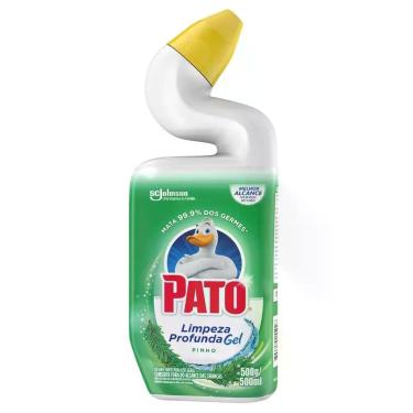 Imagem de Desinfetante Limpeza Profunda em Gel Pinho Pato 500ml, Pinho, 500ml