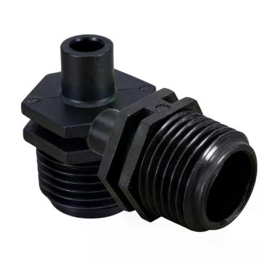 Imagem de Conector Macho Roscável 1-2 Pol para Sistemas de Nebulização e Irrigação com Alta Resistência Mecânica e Vedação