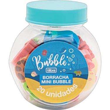 Imagem de Tilibra - Borracha Mini Bubble - Pote com 20 unidades