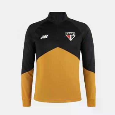 Imagem de Blusa Manga Longa 1/2 Zíper Treino Spfc 2026 Masculina - New Balance, 