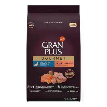 Imagem de Alimento Gran Plus Gourmet para gato adulto Castrado sabor s - Congrat