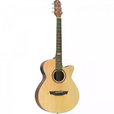 Imagem de Violão Strinberg Sa200c Aço Eletroacústico Fosco Natural Satin [f002]