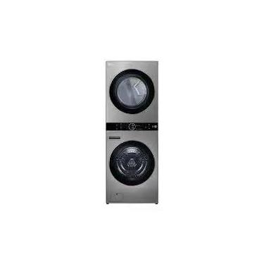 Imagem de LAVADORA E SECADORA LG 17KG INOX WK17VS6A 220v, Prata, 220V