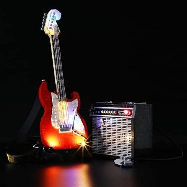 Imagem de GEAMENT LED Light Kit (Gesture Control) Compatible with Lego Ideas Fender Stratocaster - Lighting Set for Ideas 21329 Building Model (Model Set Not Included)