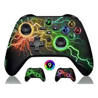Imagem de Controle Sem Fio Para Pc Switch Android Ios Led Rgb Qualidade Premium