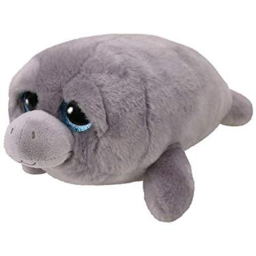 Imagem de Peixe Boi Milo Pelúcia Ty Beanie Boo 15cm Plush Original Raro