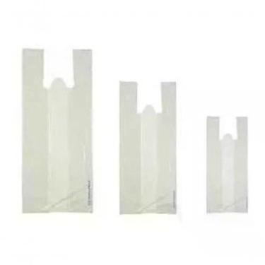 Imagem de Sacola Plástica Reciclada 90x100 para Uso Geral Reforçada branca-creme Higipack