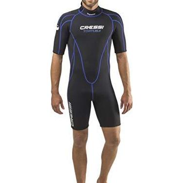 Imagem de Cressi Tortuga 2,5 mm masculino, preto/azul, GG
