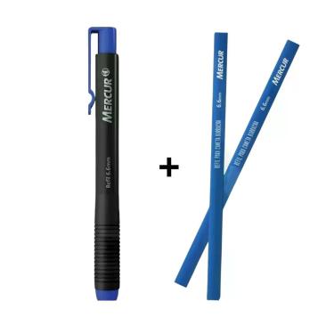 Imagem de Kit Caneta Borracha 6.6mm Retrátil + 02 Refil Borracha Eraser (COLORID