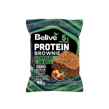 Imagem de Brownie Proteico Chocolate com Avelã Sem Açúcar Sem Glúten Sem Leite B