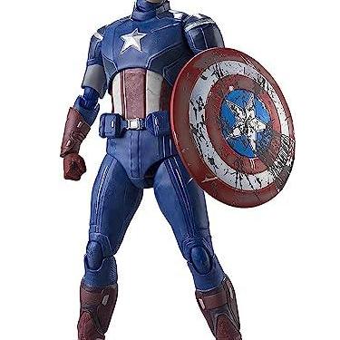 Imagem de TAMASHII NATIONS Capitão América - Edição Vingadores, Bandai Spirits S.H.Figuarts