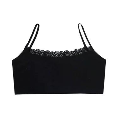 Imagem de Sutiãs De Treinamento Em Renda Para Adolescentes, Tops De Algodão Em C