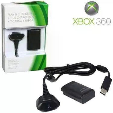 Imagem de Carregador com Bateria 5800mAh Compatível com Xbox 360 + Cabo USB de 1