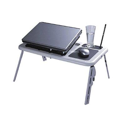 Imagem de Tomate Mesa Portátil para Notebook com Cooler (Branco)